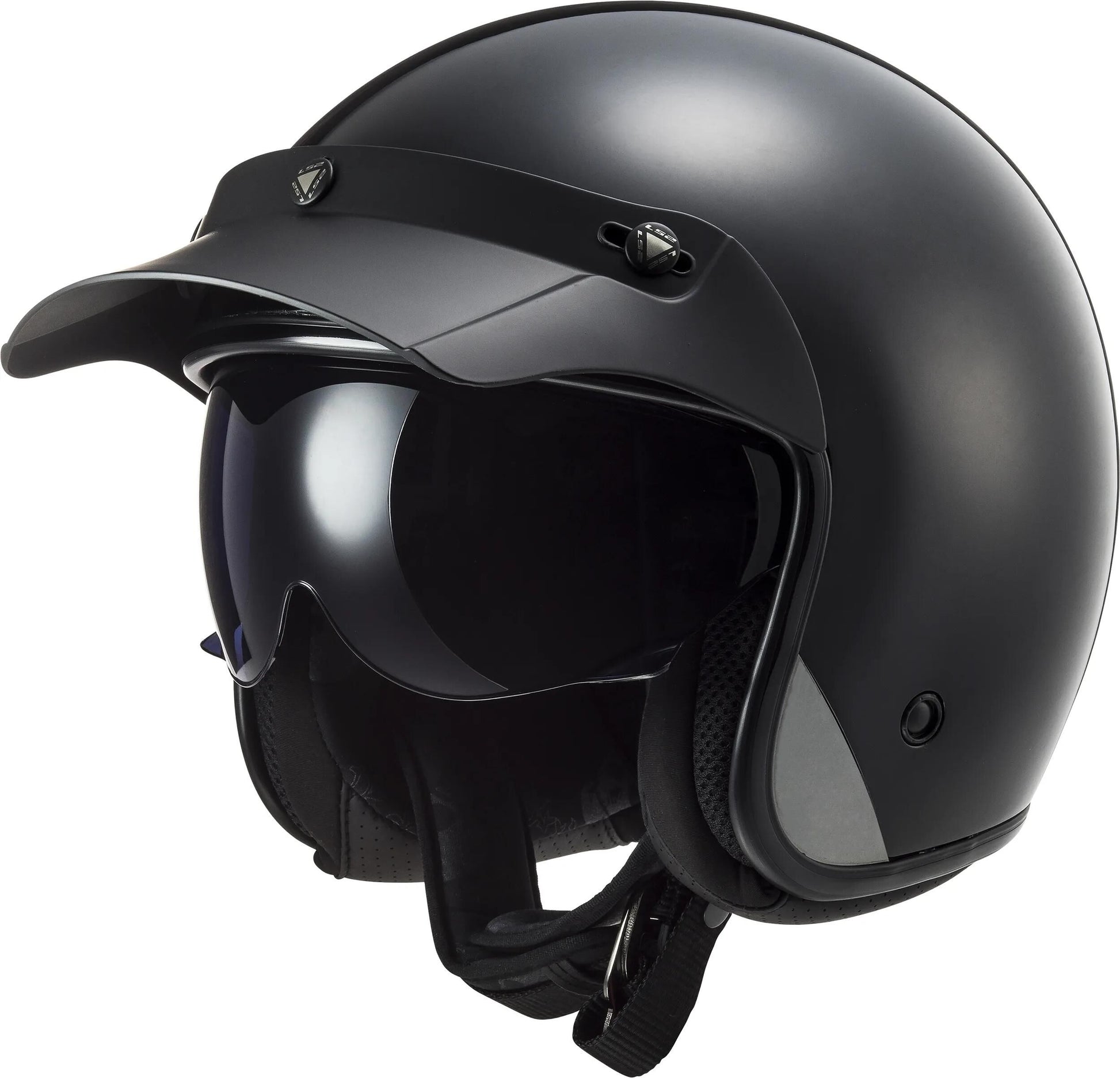 Casque jet Ls2 of601 bob ii solid casque of601 bob ii solid l noir mat