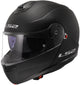 Ls2 casque pliant ff908 strobe ii solid casque ff908 strob.ii solid l noir mat