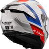Casque intégral LS2 ff808 stream ii casque vintage ff808 stre.ii vint. s blanc bleu rouge
