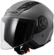 Ls2 of616 airflow ii solid casque jet casque of616 airfl.ii solid 3xl nado gris