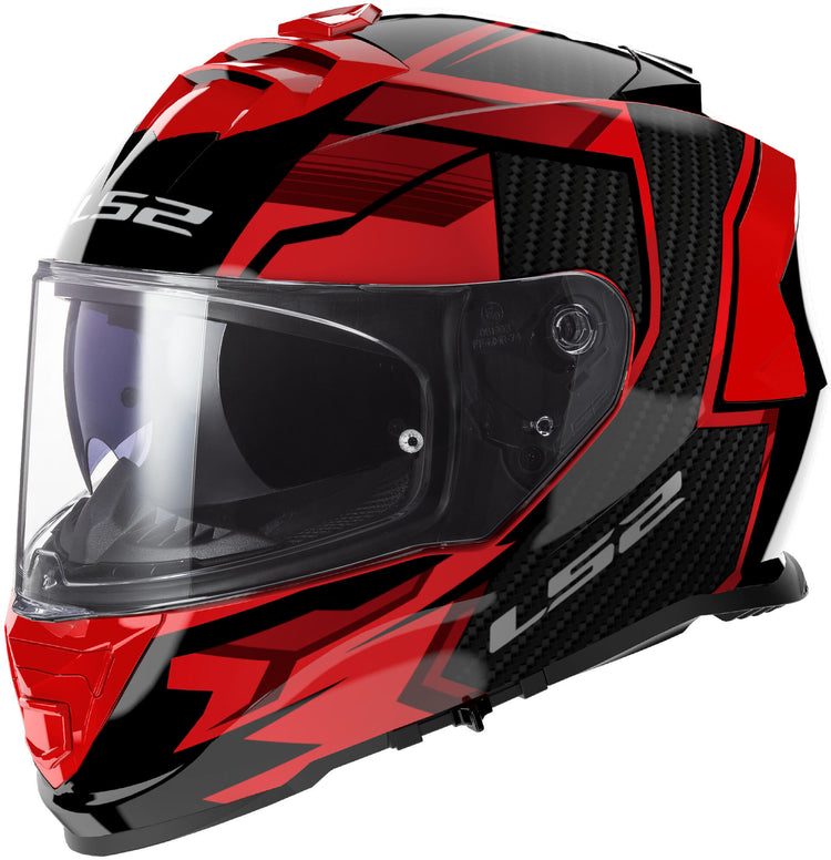 Ls2 casque intégral ff800 storm ii tracker casque ff800 storm ii tracker s noir rouge