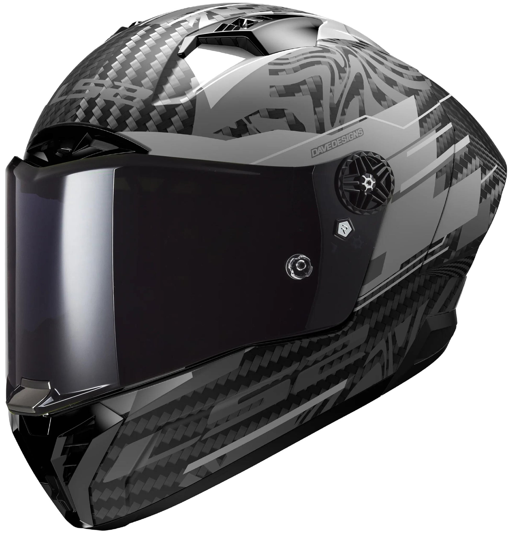 Casque intégral LS2 FF805 Thunder Carbon GP Aero Polar Casque FF805 th.ca.gp Aero Polar XXL Bl. gr.