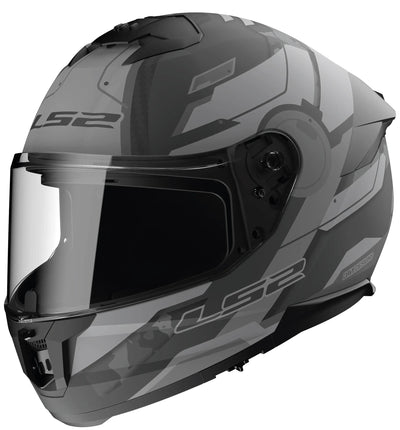 Casque intégral LS2 FF808 Stream II Shadow. casque ff808 stre.ii shadow xxl gris mat