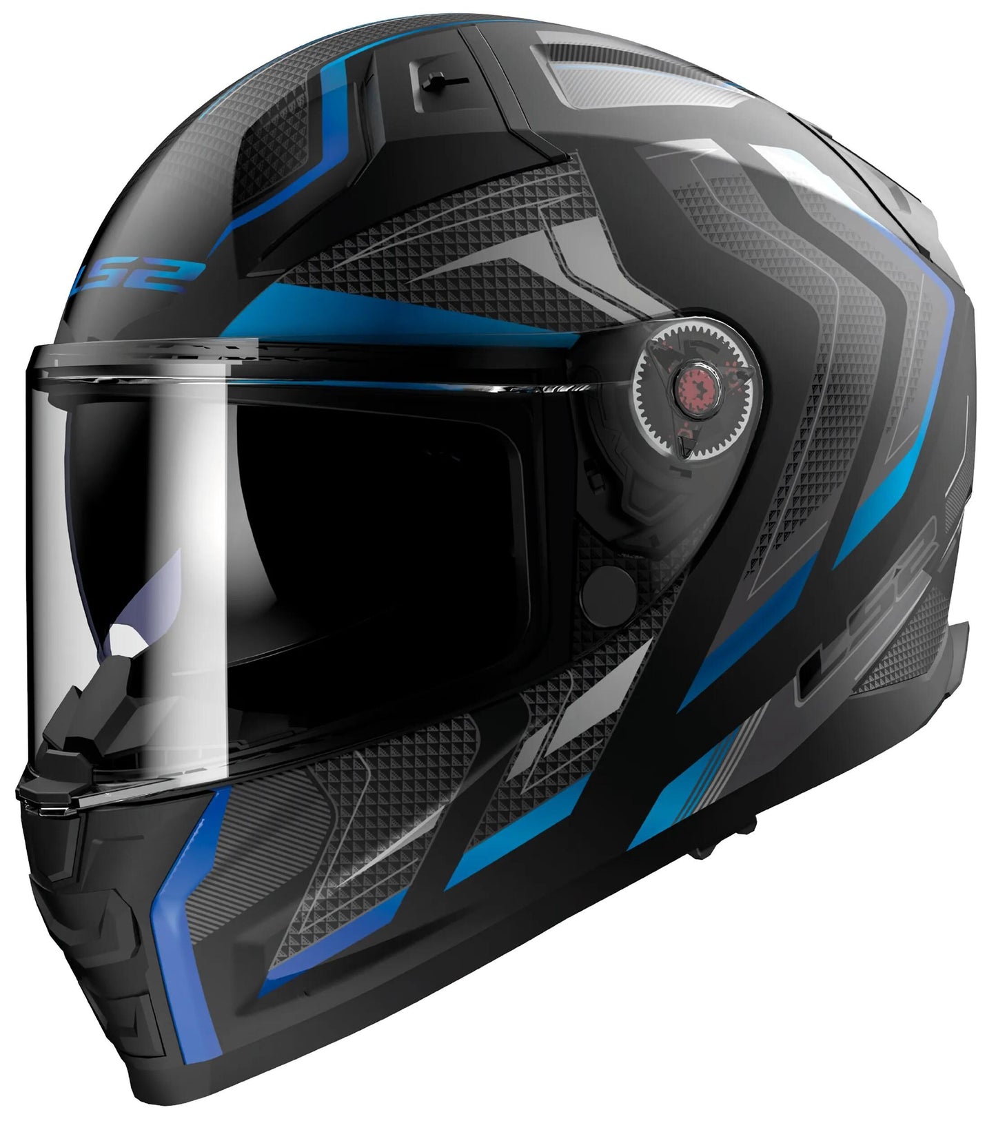 Casque intégral LS2 FF811 Vector II Alizer, casque FF811 Vect. II Alizer M noir bleu