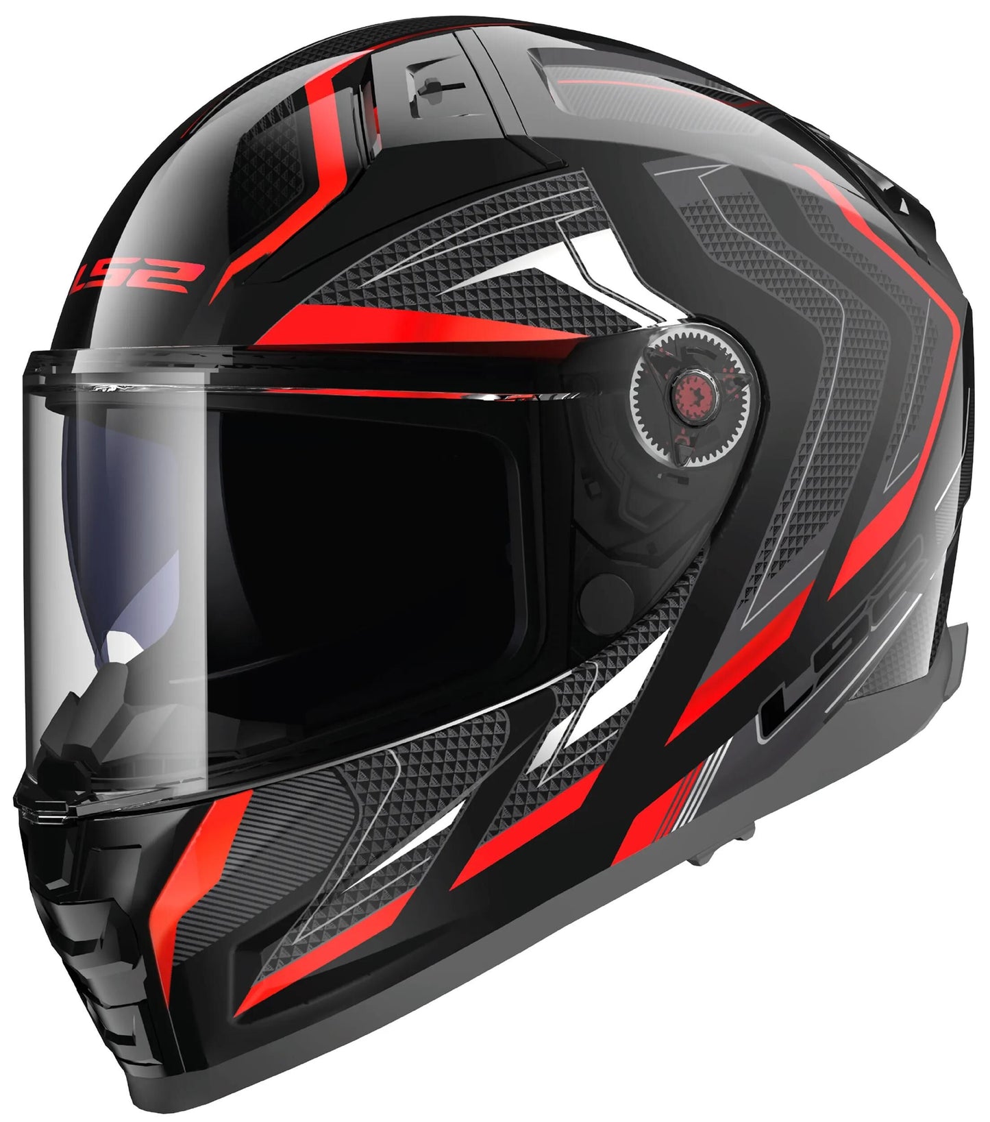 Casque intégral LS2 ff811 Vector II Alizer casque ff811 vect. II Alizer L noir rouge