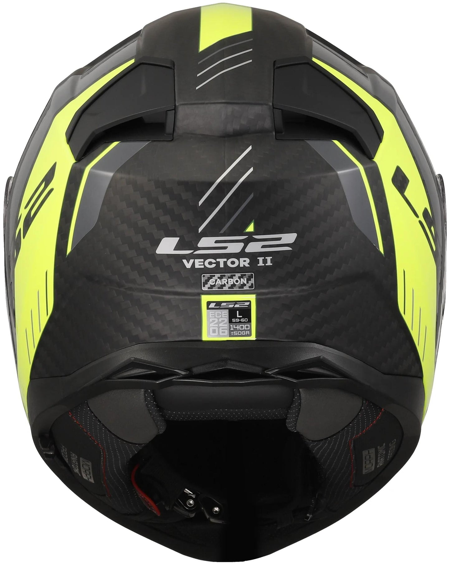 Casque intégral LS2 ff811 vector ii grille carbone. casque ff811 vector ii carb.grid xl bl. crier.