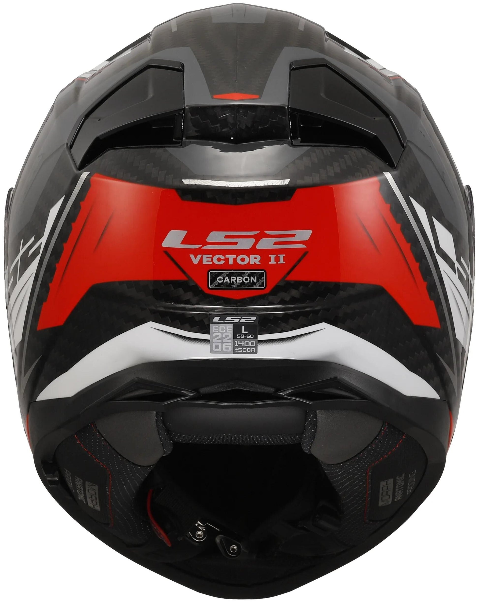 Casque intégral LS2 FF811 Vector II Carbon Savage. casque ff811 vecteur i c savage ws rt gr gr. je