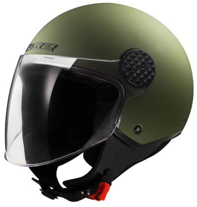 Casque jet Ls2 de 558 sphère lux ii casque solide de 558 sph. lux ii solid l vert mat
