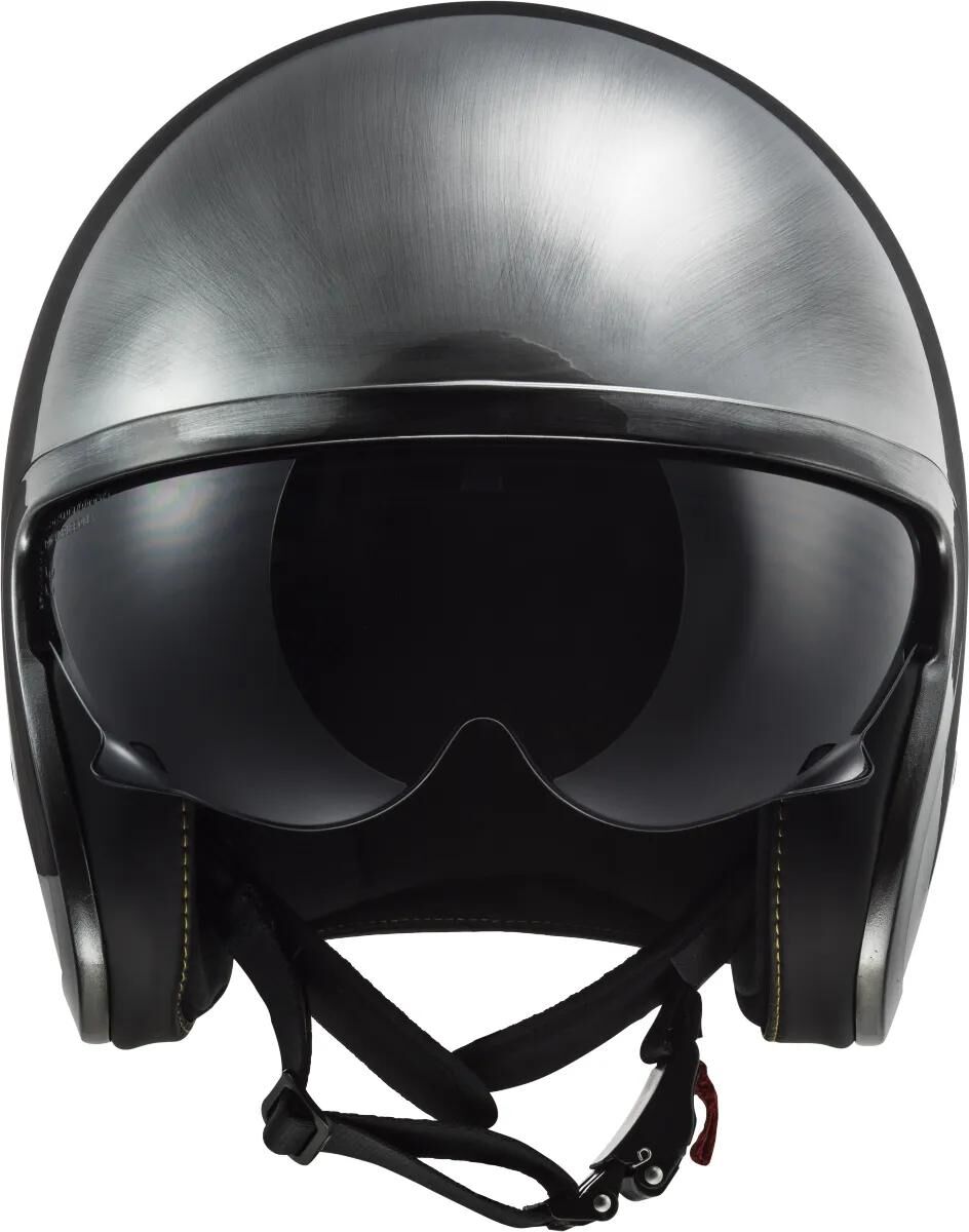Casque jet Ls2 de jeans Spitfire 599 II. casque of599 spitfire ii jeans titane taille s