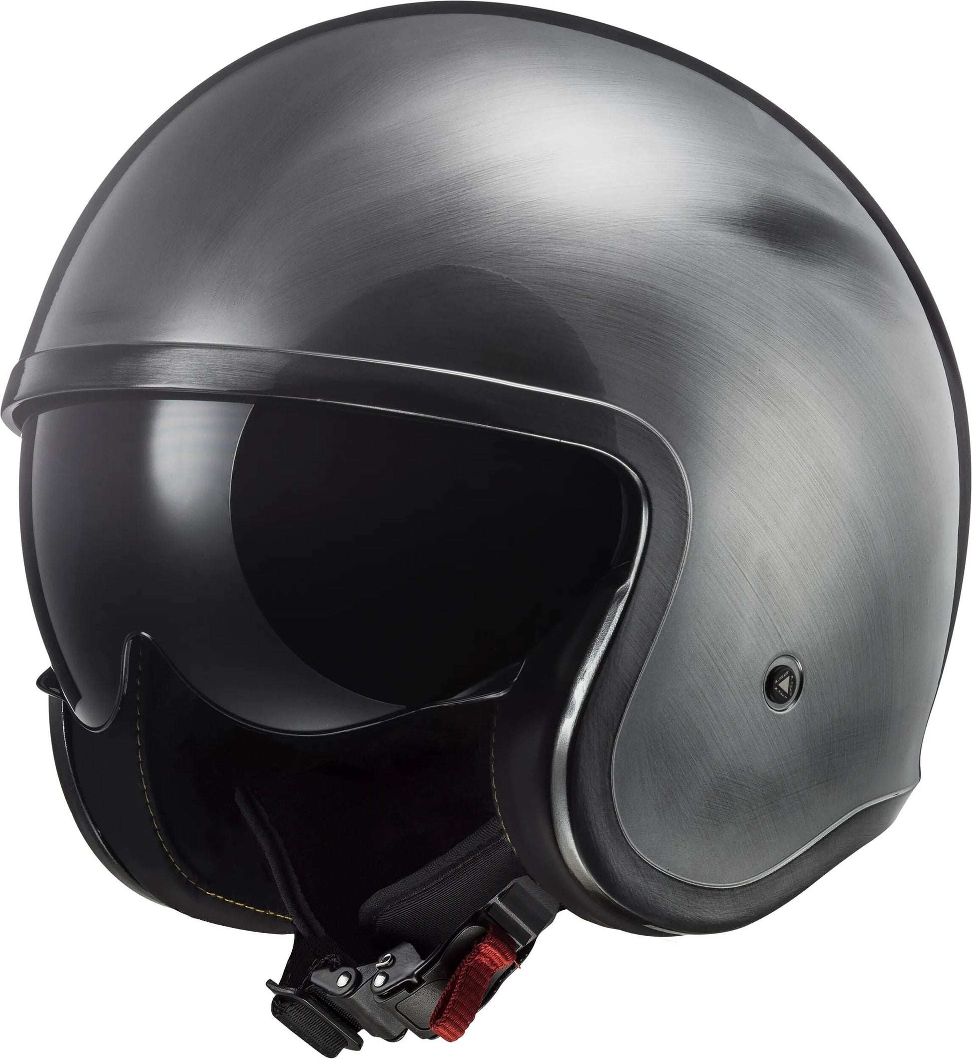 Casque jet Ls2 de jeans Spitfire 599 II. casque of599 spitfire ii jeans titane taille m