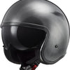 Casque jet Ls2 de jeans Spitfire 599 II. casque of599 spitfire ii jeans titane taille xxl