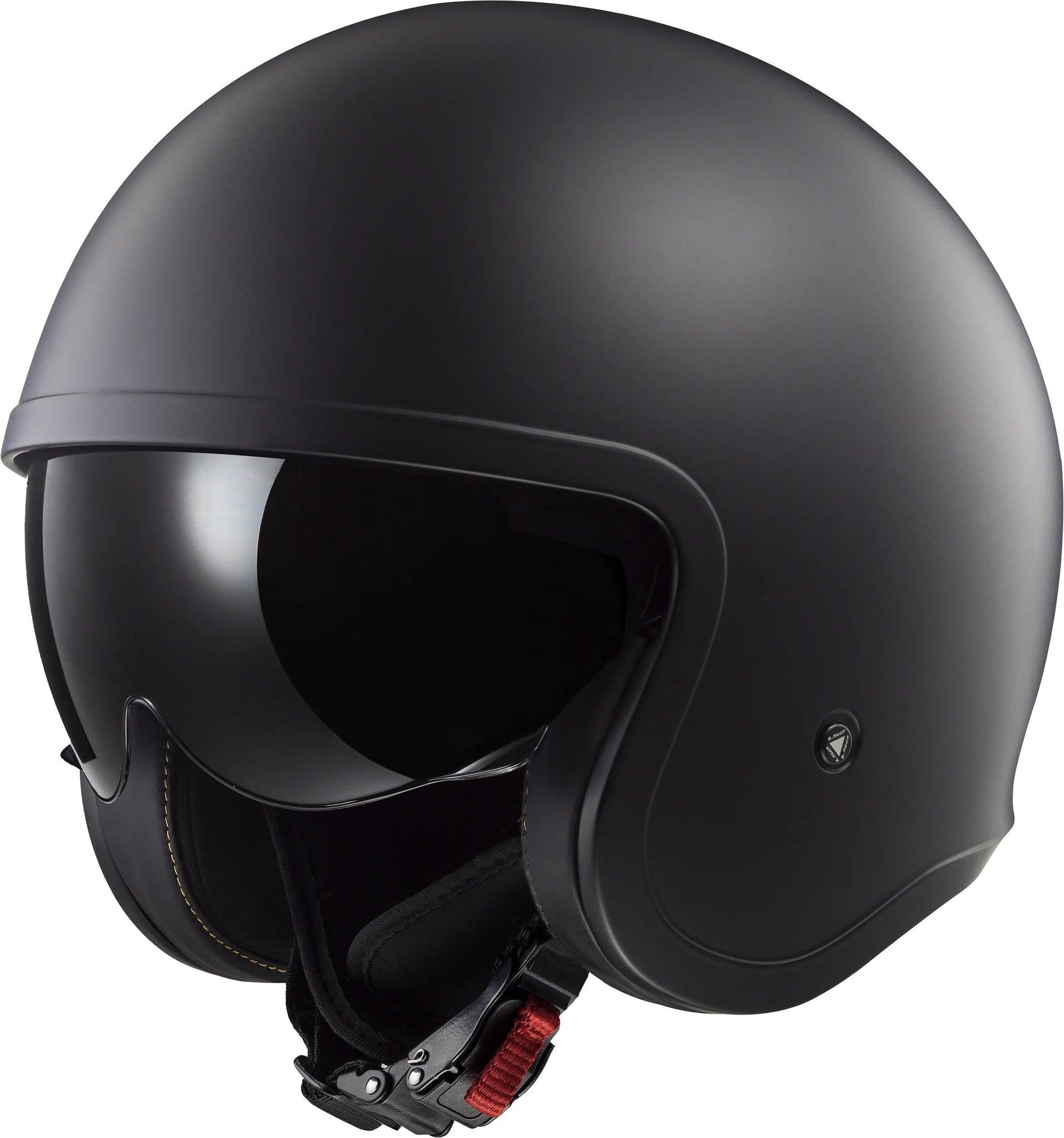 Casque jet Ls2 of599 ii spitfire solid casque of599 spitf.ii solid xxl noir mat