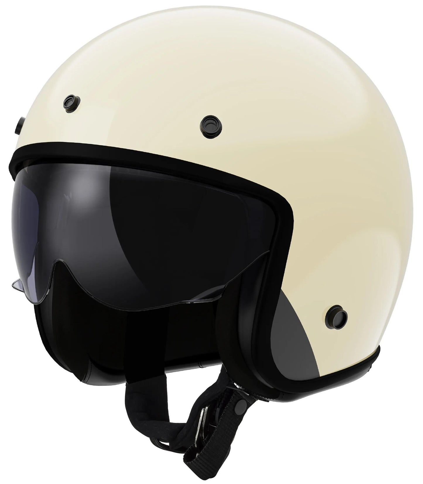 Casque jet Ls2 de 601 bob ii crème solide casque de 601 bob ii crème solide gr. m