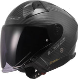 Casque jet Ls2 of603 infinity ii carbon solid casque of603 infinity ii mat carbon gr. je - afbeelding 2