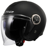 Ls2 casque jet of620 classy solid casque of620 classy solid l noir mat - afbeelding 2