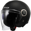 Ls2 casque jet of620 classy solid casque of620 classy solid xxl noir mat