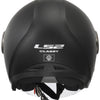 Ls2 casque jet of620 classy solid casque of620 classy solid xxl noir mat