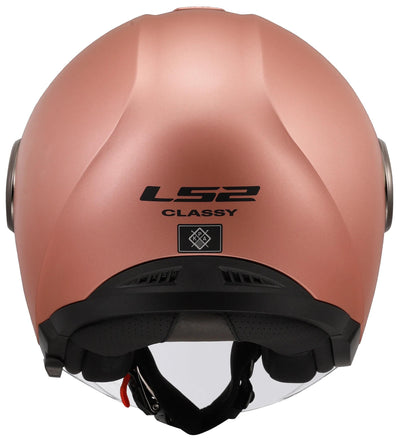 Ls2 casque jet of620 classy solid casque of620 classy solid xl rose mat