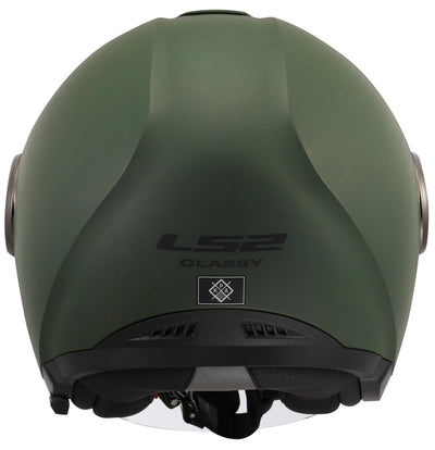 Ls2 casque jet of620 classy solid casque of620 classy solid xxl vert mat