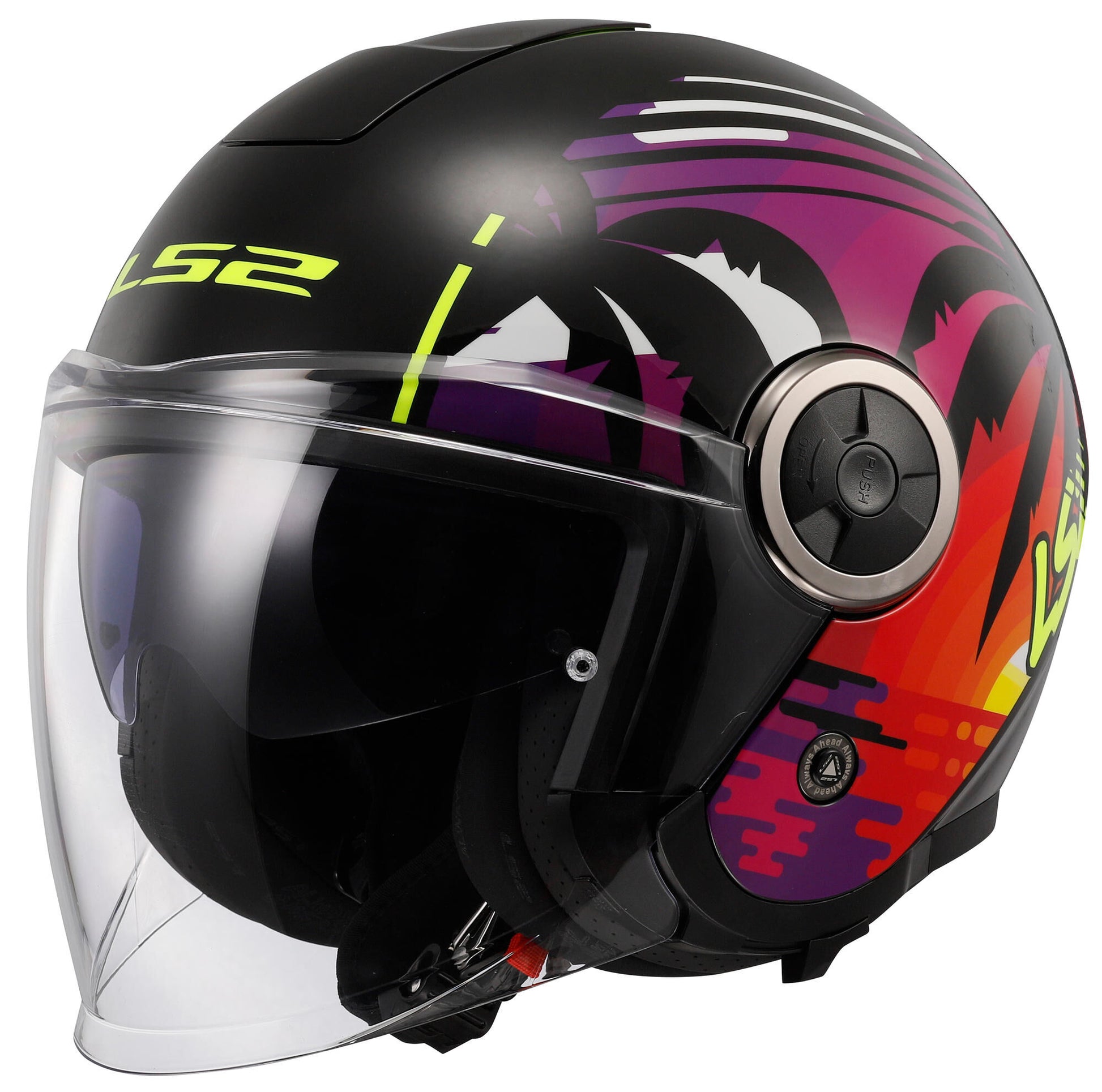 Casque jet Ls2 of620 classy palm casque of620 classy palm m noir