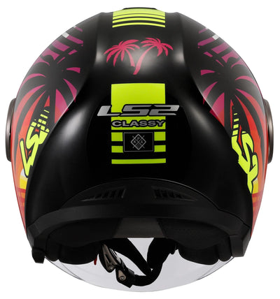 Casque jet Ls2 of620 classy palm casque of620 classy palm s noir