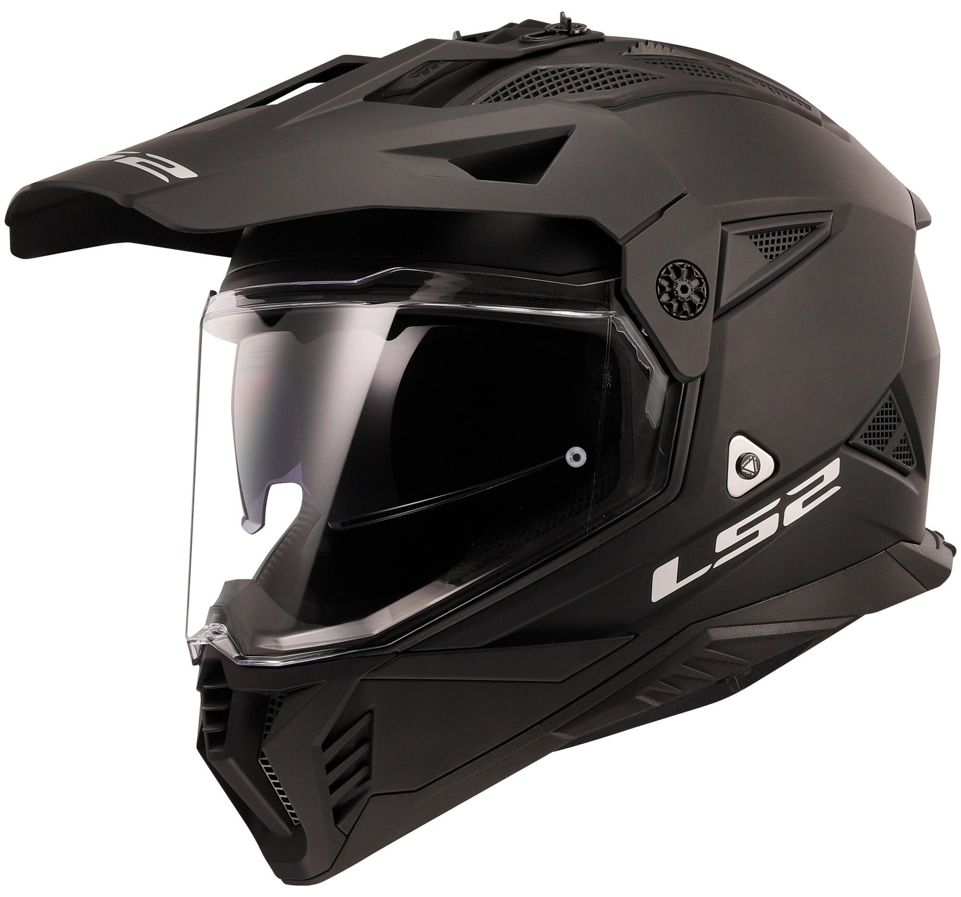 Casque enduro LS2 MX702 Pioneer II casque solide mx702 pion. ii solid 3xl noir mat