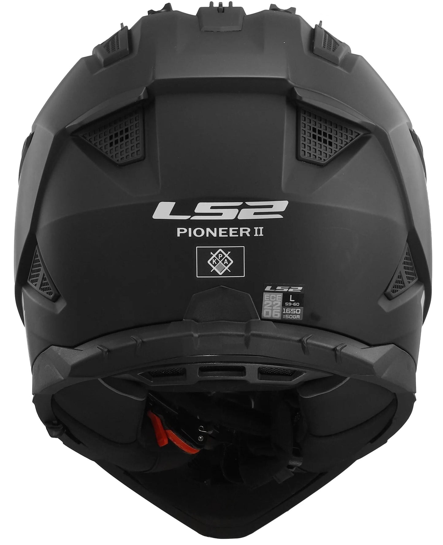 Casque enduro LS2 MX702 Pioneer II casque solide mx702 pion. ii solid s noir mat