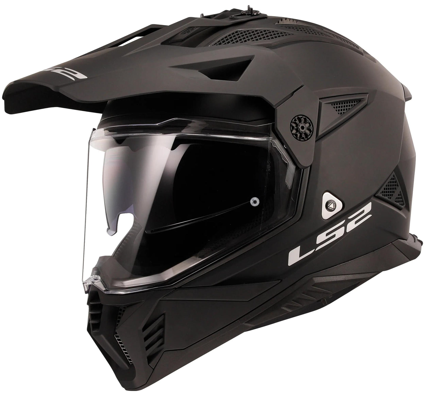 Casque enduro LS2 MX702 Pioneer II casque solide mx702 pion. ii solid m noir mat