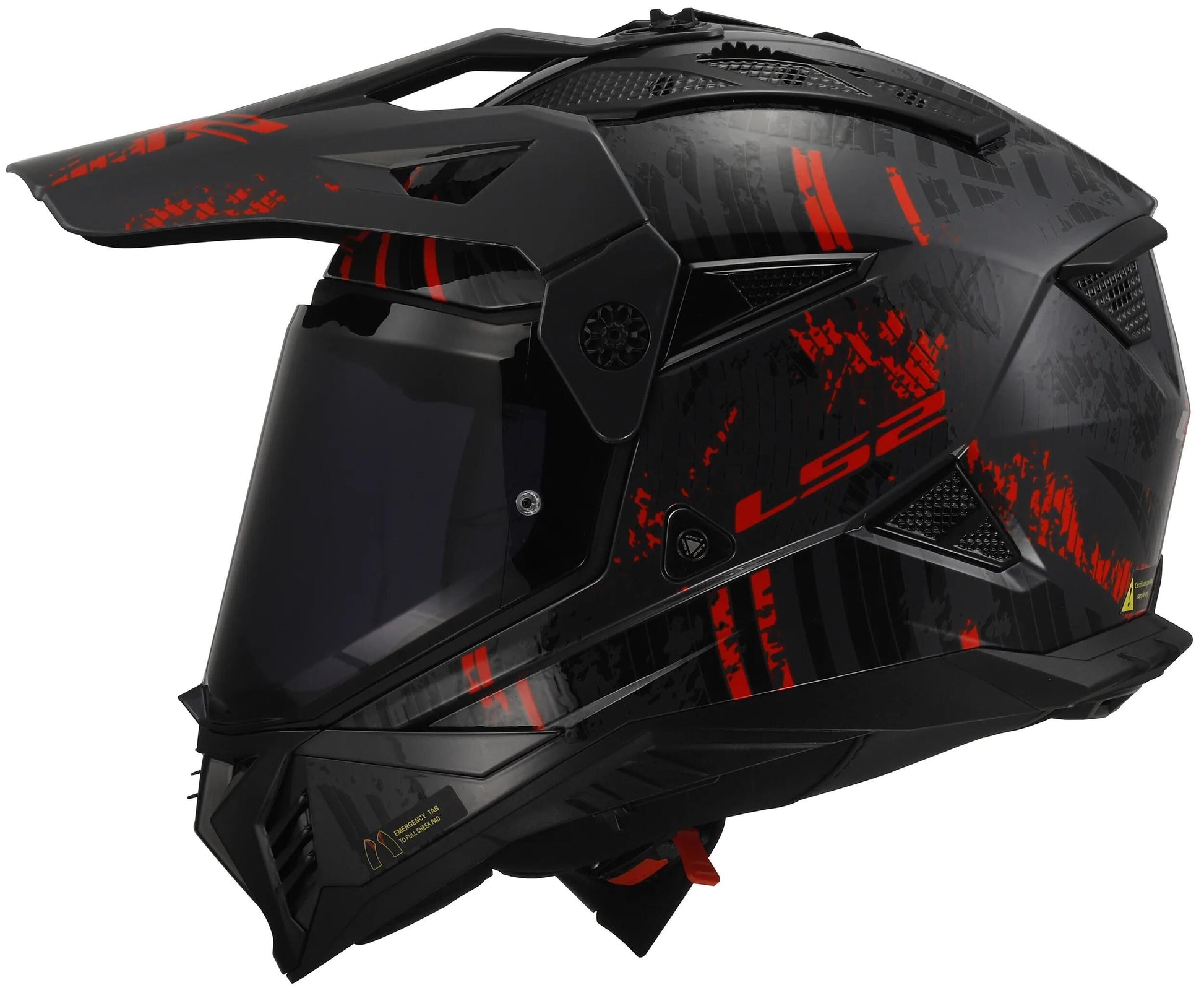 Casque enduro LS2 MX702 Pioneer II Crazy. casque mx702 pawn.ii crazy m bl. éd