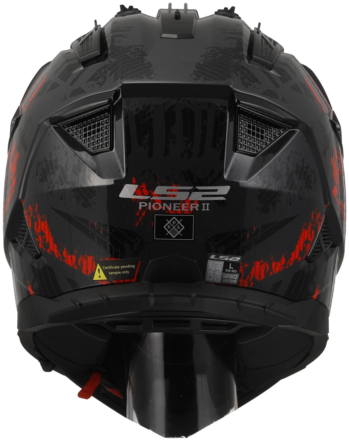 Casque enduro LS2 MX702 Pioneer II Crazy. casque mx702 pawn.ii crazy xxl bl. éd
