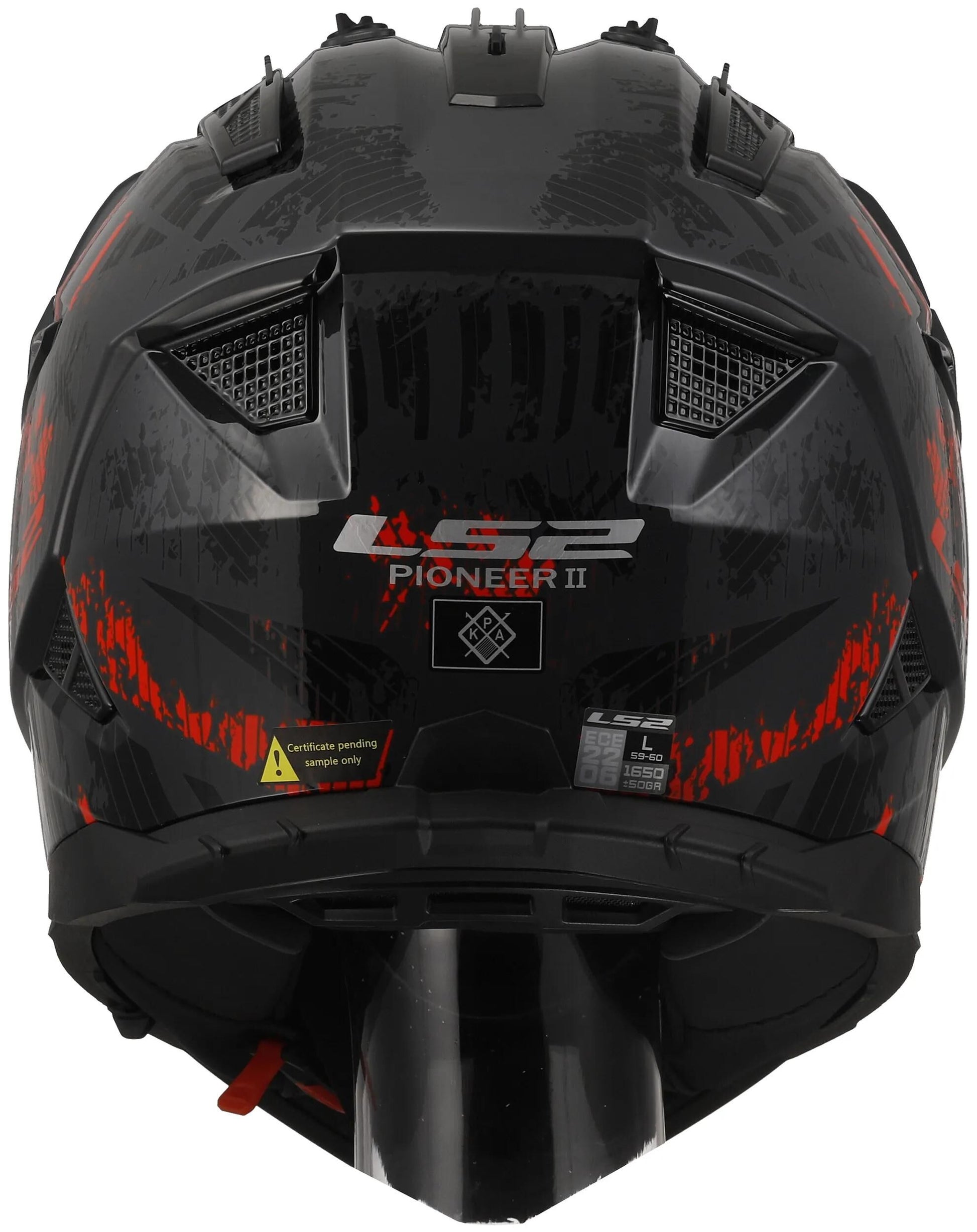 Casque enduro LS2 MX702 Pioneer II Crazy. casque mx702 pawn.ii crazy xxl bl. éd