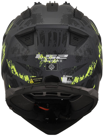 Casque enduro LS2 MX702 Pioneer II Crazy. casque mx702 pawn.ii crazy xs bl. crier. Mat