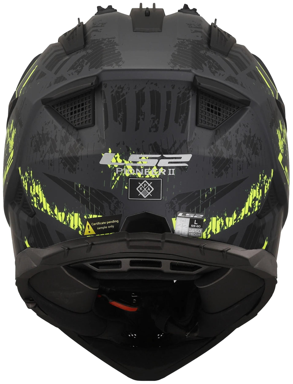 Casque enduro LS2 MX702 Pioneer II Crazy. casque mx702 pawn.ii crazy xl bl. crier. Mat