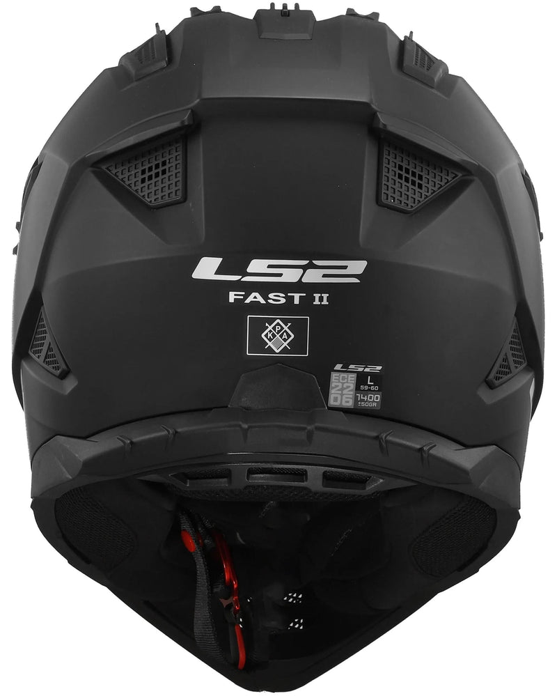 Casque de motocross LS2 MX708 Fast II Solid. casque mx708 fast ii solid s noir mat