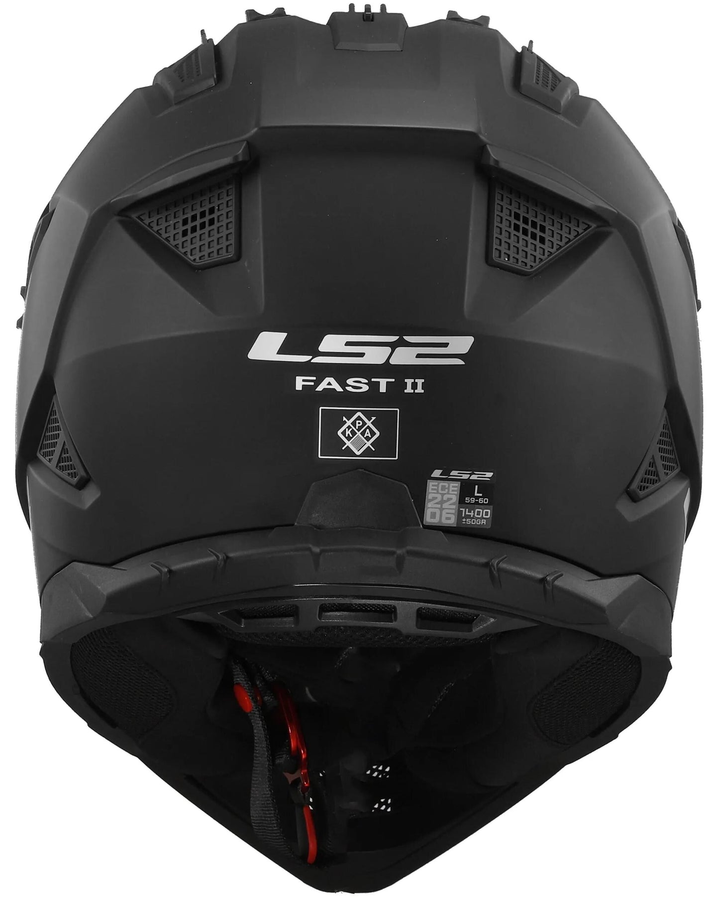 Casque de motocross LS2 MX708 Fast II Solid. casque mx708 fast ii solid xxl noir mat
