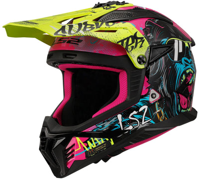 Casque de motocross LS2 MX708 Fast II Gorilla. casque mx708 fast ii gorilla xl viole. crier.