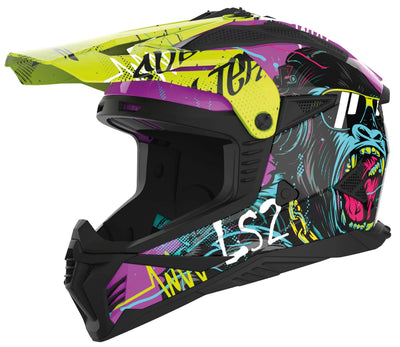 Casque de motocross LS2 MX708 Fast II Gorilla. casque mx708 fast ii gorilla xxl viole. crier.