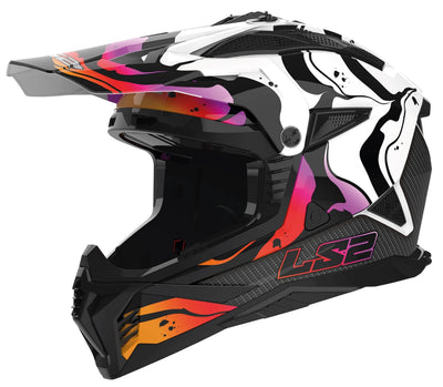 Casque de motocross LS2 MX708 Fast II Wash. casque mx708 fast ii wash l bl. couleur blanche.