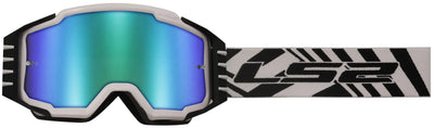 Ls2 charger pro lunettes de motocross lunettes charger pro blanc