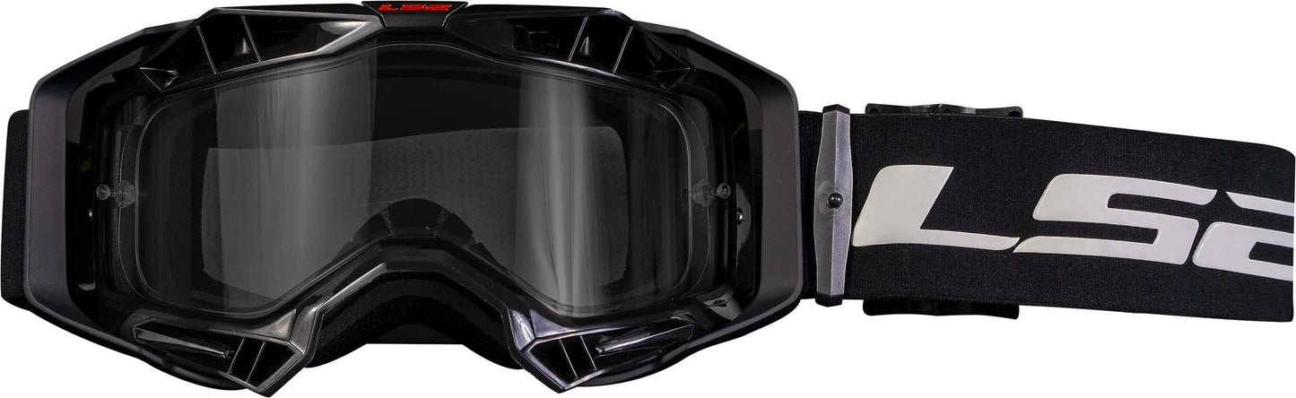 Ls2 aura enduro lunettes de motocross lunettes aura enduro noir