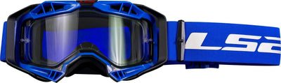 Ls2 aura enduro lunettes de motocross lunettes aura enduro noir bleu