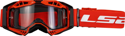 Ls2 aura enduro lunettes de motocross lunettes aura enduro noir rouge