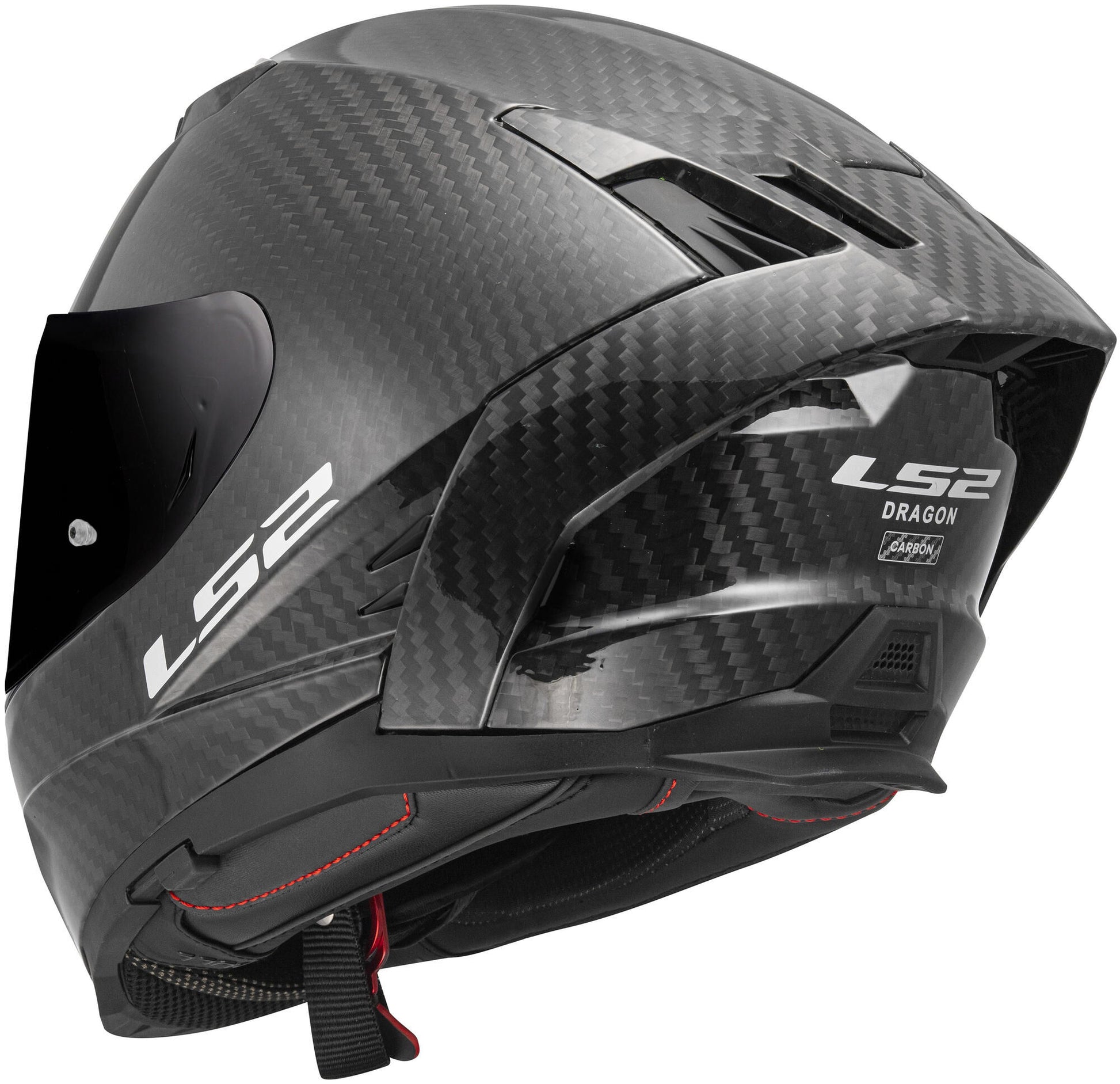 Ls2 casque intégral ff807 dragon carbon casque ff807 dragon carbon s noir mat