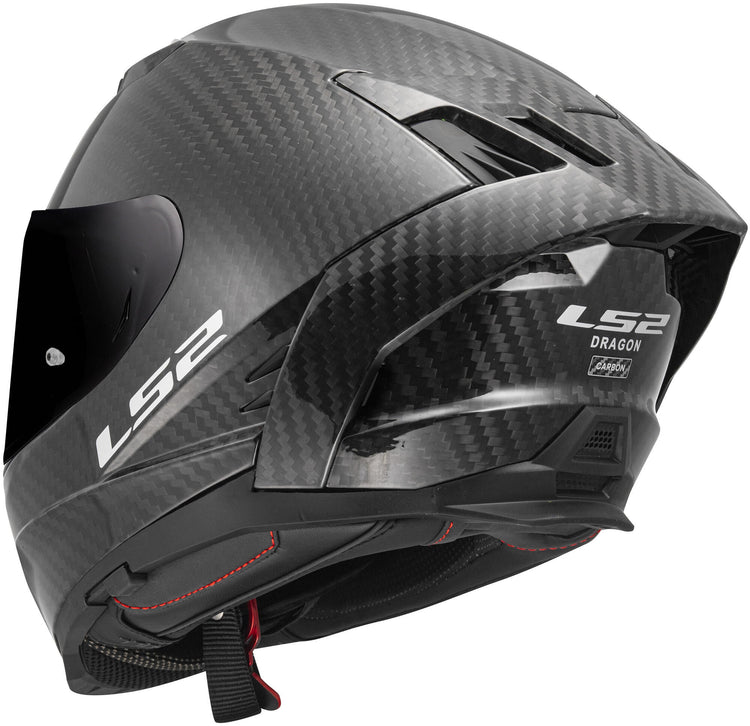 Ls2 casque intégral ff807 dragon carbon casque ff807 dragon carbon s noir mat