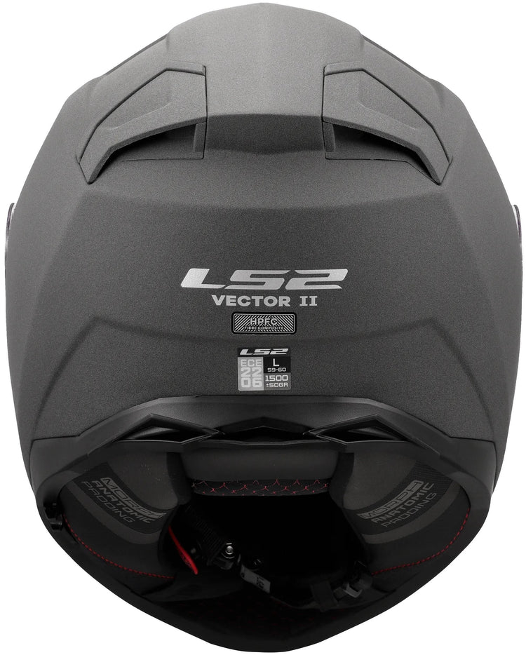 Casque intégral Ls2 ff811 vector ii béton . casque ff811 vector ii béton mat xxl
