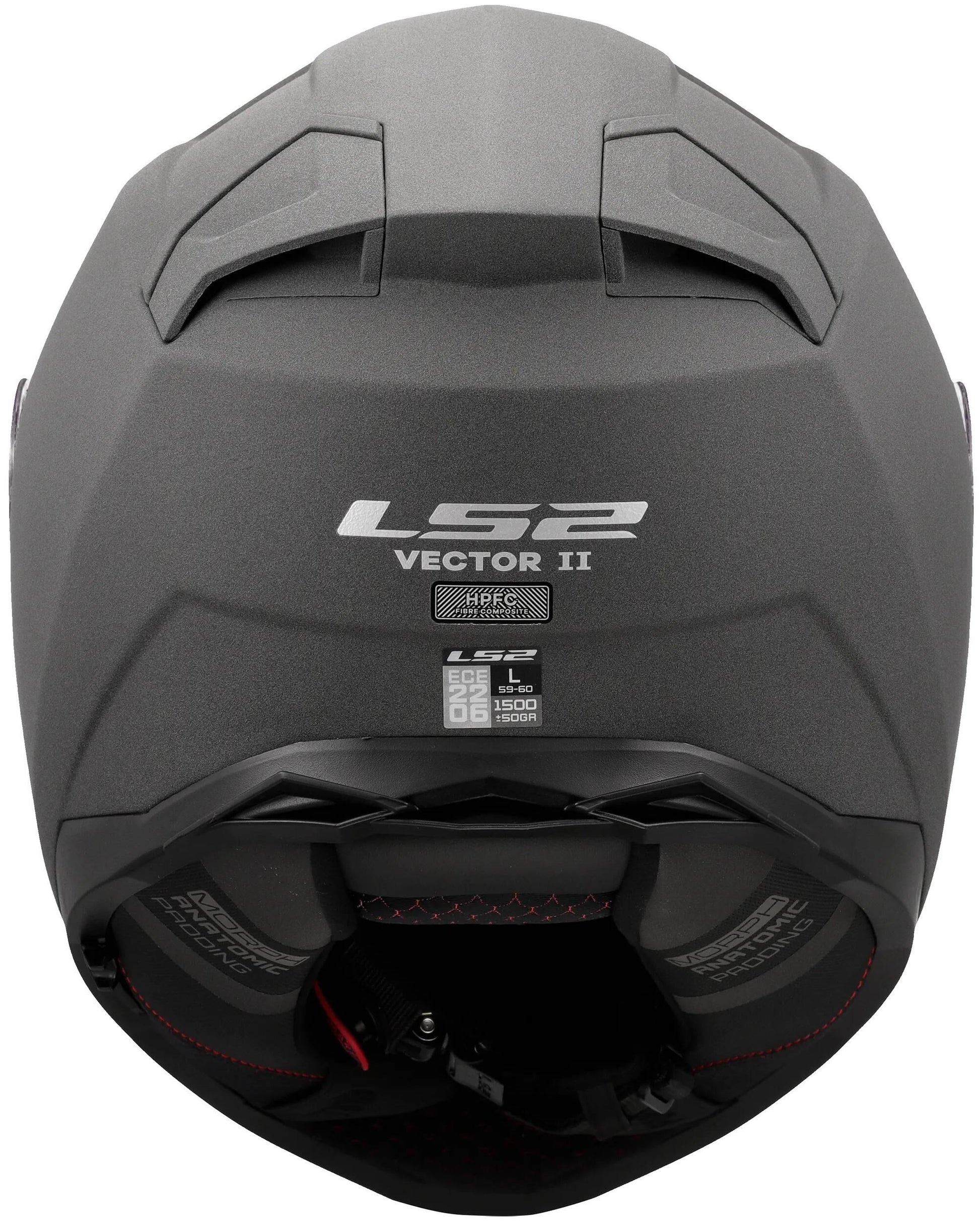 Casque intégral Ls2 ff811 vector ii béton . casque ff811 vector ii béton mat 4xl