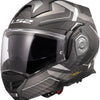 Casque modulable Ls2 ff901 advant x carbon horizon. casque ff901 advant x carb.hor.3xl bl sil-gr