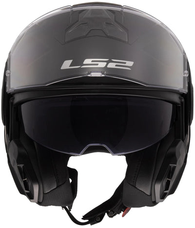 Casque modulable Ls2 ff910 advant ii solid . casque ff910 advant ii solid xl noir mat