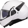Casque modulable Ls2 ff910 advant ii solid . casque ff910 advant ii solid l blanc
