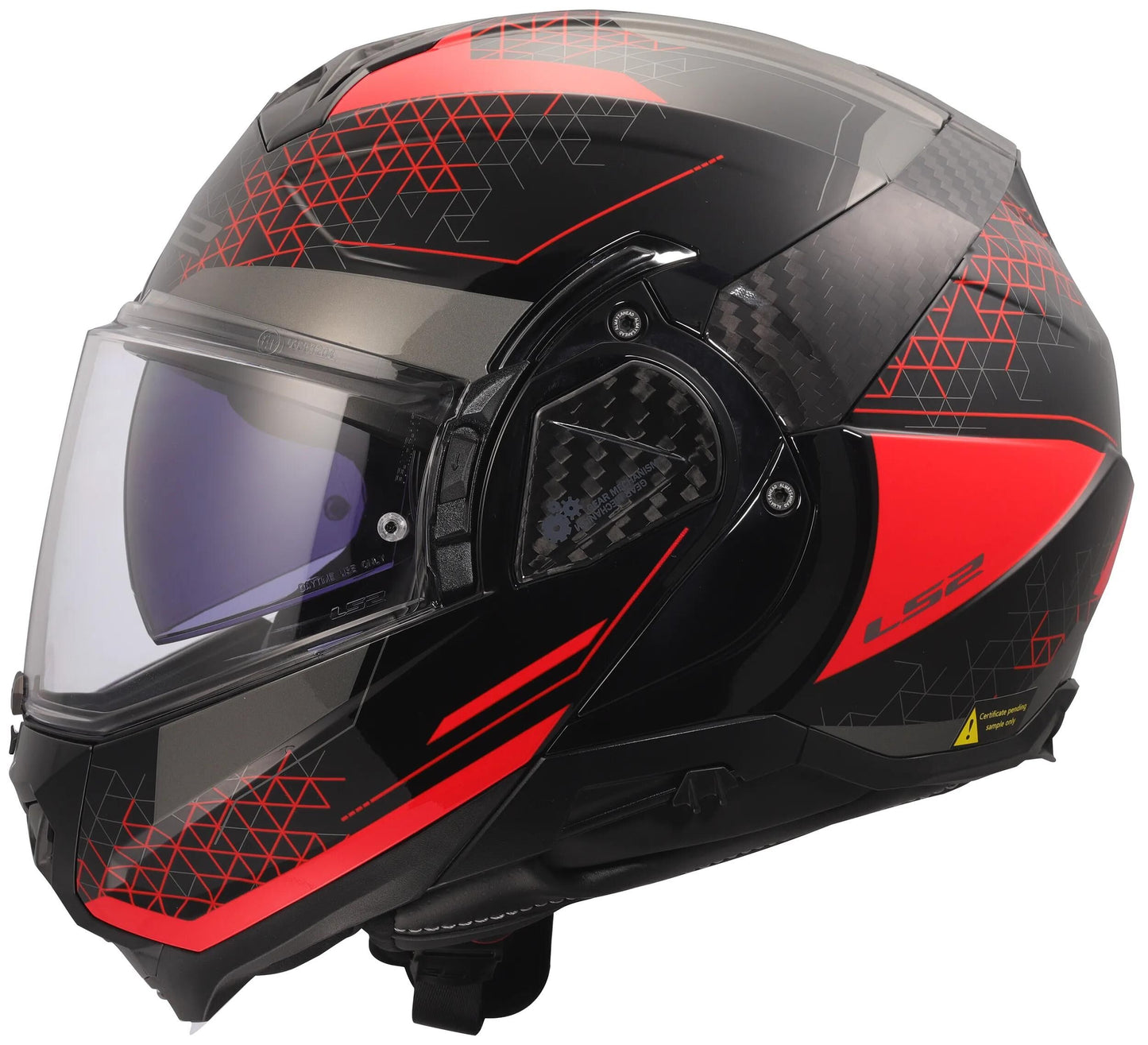 Casque modulable Ls2 ff910 advant ii casque astral ff910 advant ii astral m noir rouge